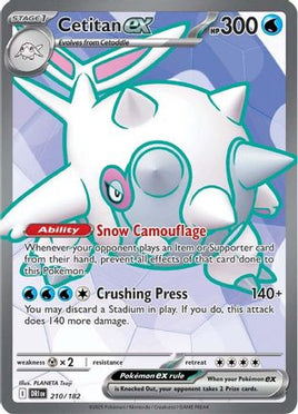 Cetitan ex 210/182  - Holofoil SV10 Destined Rivals - Ultra Rare