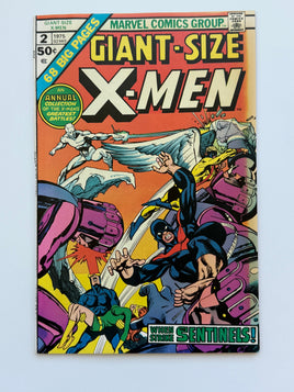 Giant Size Xmen #2 When The Sentinels Strike 1975 Marvel Comics