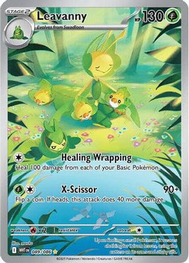 Leavanny 089/086  - Holofoil SV White Flare - Illustration Rare
