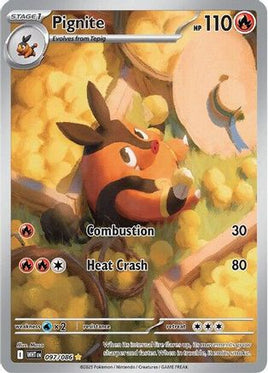 Pignite 097/086  - Holofoil SV White Flare - Illustration Rare