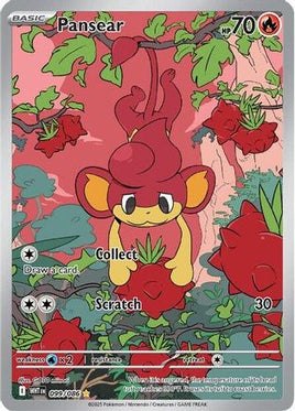 Pansear 099/086  - Holofoil SV White Flare - Illustration Rare