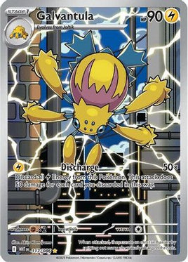 Galvantula 117/086  - Holofoil SV White Flare - Illustration Rare