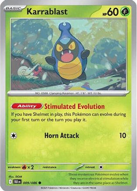 Karrablast 009/086  SV Black Bolt - Common