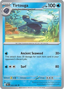 Tirtouga 022/086  SV Black Bolt - Uncommon