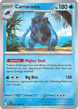 Carracosta 023/086  - Holofoil SV Black Bolt - Rare