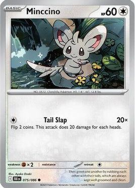 Minccino 075/086  SV Black Bolt - Common