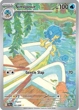 Simipour 102/086  - Holofoil SV Black Bolt - Illustration Rare