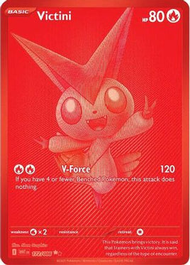 Victini 172/086  - Holofoil SV White Flare - Black White Rare