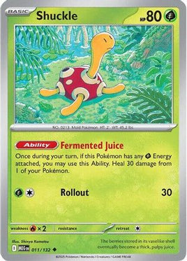 Shuckle 011/132  ME01 Mega Evolution - Uncommon