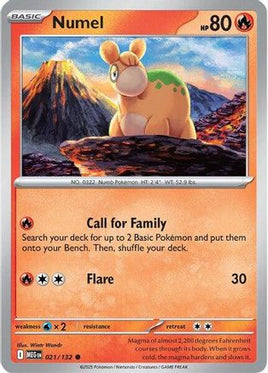 Numel 021  - Reverse Holofoil ME01 Mega Evolution - Common