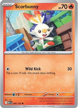 Scorbunny 026  ME01 Mega Evolution - Common