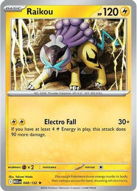 Raikou 048  - Holofoil ME01 Mega Evolution - Rare