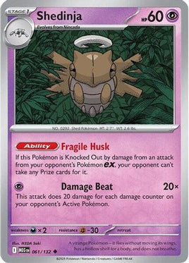Shedinja 061/132  ME01 Mega Evolution - Uncommon