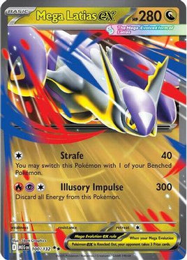 Mega Latias ex 100/132  - Holofoil ME01 Mega Evolution - Double Rare