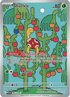 Shuckle 136/132  - Holofoil ME01 Mega Evolution - Shiny Rare