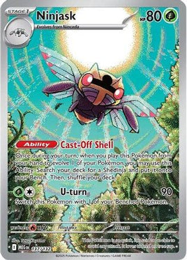 Ninjask 137/132  - Holofoil ME01 Mega Evolution - Shiny Rare