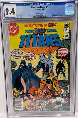 The new Teen Titans #2 CGC 9.4