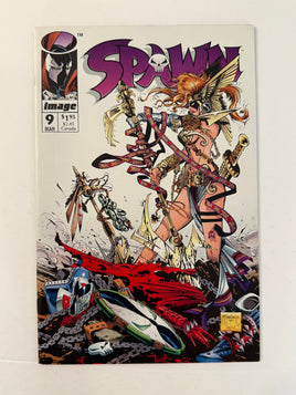 SPAWN #9 MAR 1993  IMAGE COMICS FIRST PRINTING ANGELA 1st APPEARANCE