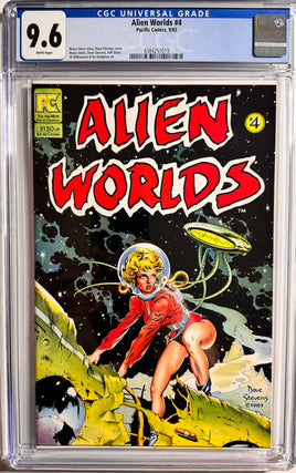 Alien worlds 4 CGC 9.6 Dave Stevens