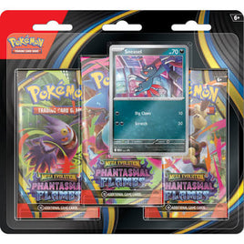 POKEMON - MEGA EVOLUTION - PHANTASMAL FLAMES - 3 PACK BLISTER -Sneasel