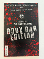 DCEASED: WAR OF THE UNDEAD GODS #1 NM- MATTINA BODY BAG VIRGIN VARIANT DC