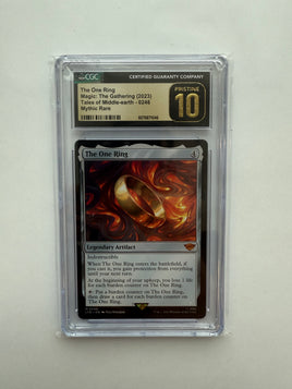 2023 Magic Gathering Lord Rings One Ring Extended Art #380 CGC 10 Pristine