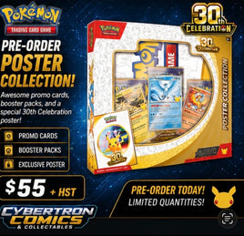 Pokémon 30th anniversary poster collection ( 2 per customer )
