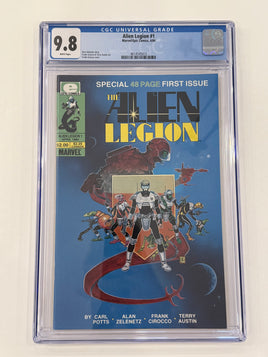 ALIEN LEGION #1 (1984) CGC 9.8 1st APPEARANCE MARVEL EPIC COMICS WHITE PAGES