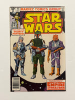 Star Wars 42 Newsstand Edition 1980 ~ 1st Boba Fett WHITE PAGES