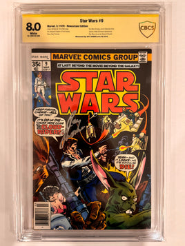 Star Wars 9 CBCS 8.0 signed