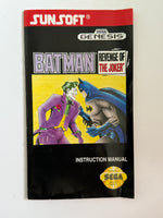 Sega Genesis Batman revenge of the Joker