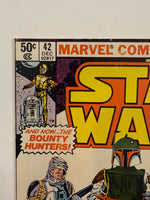 Star Wars 42 Newsstand Edition 1980 ~ 1st Boba Fett WHITE PAGES