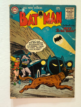 BATMAN #92 (1955) Robin 1st ACE The Bat Hound 1st Appearance