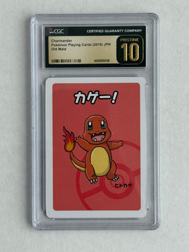 CGC 10 Pristine Charmander Old Maid 2019 Japanese Pokemon Card