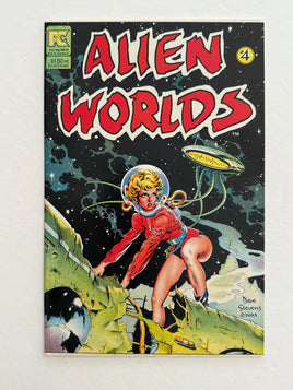 ALIEN WORLDS #4 "PRINCESS PAM" DAVE STEVENS COVER AND ART PACIFIC COMICS 1983