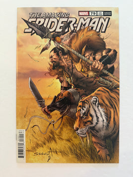 Amazing Spider-Man 79 2022 1:25 Sergio Davila Variant! Kraven the Hunter! NM
