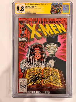 Uncanny X-Men 179 CGC 9.8 signed and sketch by Chris Claremont