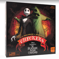CHECKERS & TIC TIC TAC TOE: Disney Tim Burton The Nightmare Before Christmas Board Game