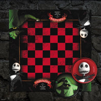 CHECKERS & TIC TIC TAC TOE: Disney Tim Burton The Nightmare Before Christmas Board Game