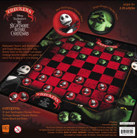 CHECKERS & TIC TIC TAC TOE: Disney Tim Burton The Nightmare Before Christmas Board Game