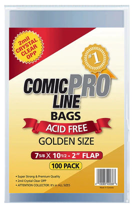 Golden Age Size – 7 5/8″ x 10 1/2″ with 2″ flap