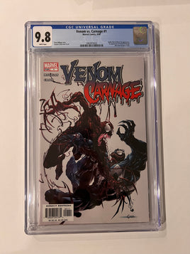 Venom Vs Carnage 1 CGC 9.8