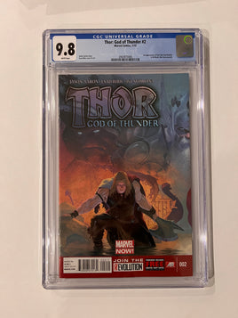 Thor God of Thunder #2 CGC 9.8