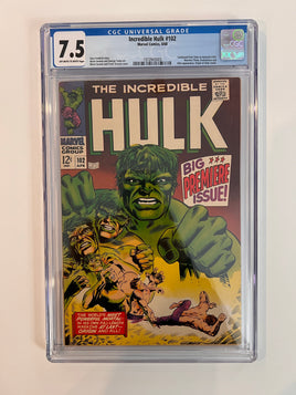 The Incredible Hulk #102 CGC 7.5