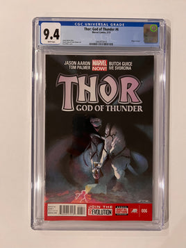 Thor God of Thunder 6 CGC 9.4