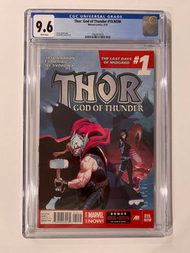 Thor God of Thunder 19.NOW  CGC 9.6