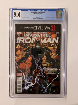 Invincible Iron man #9 CGC 9.4